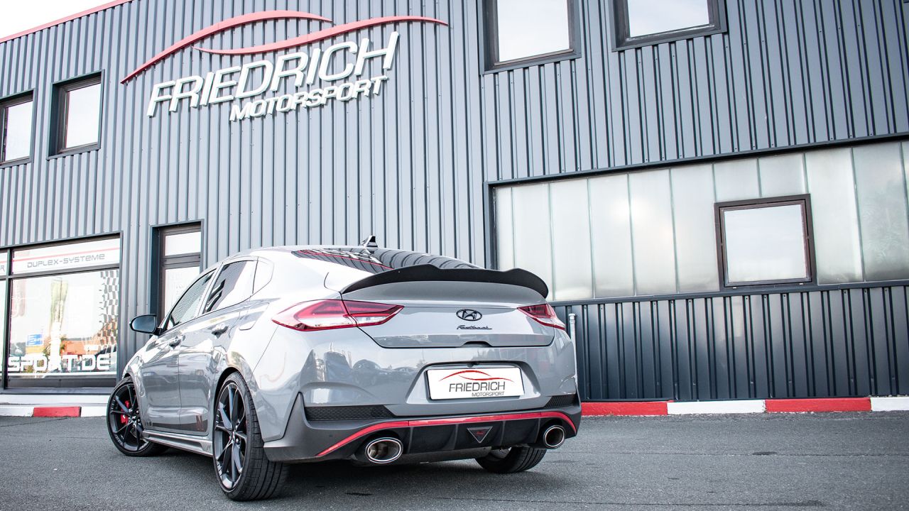 Friedrich Motorsport 90mm Duplex-Anlage für Hyundai i30 PDE Fastback (ab Bj. 05/2021)