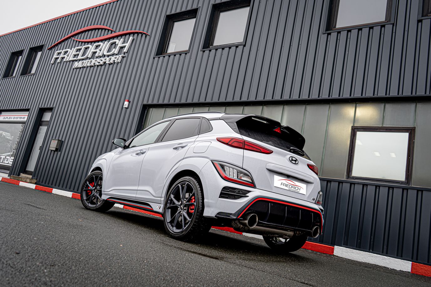 Friedrich Motorsport 90mm Duplex-Anlage für Hyundai KONA (OS) (ab Bj. 07/2021)
