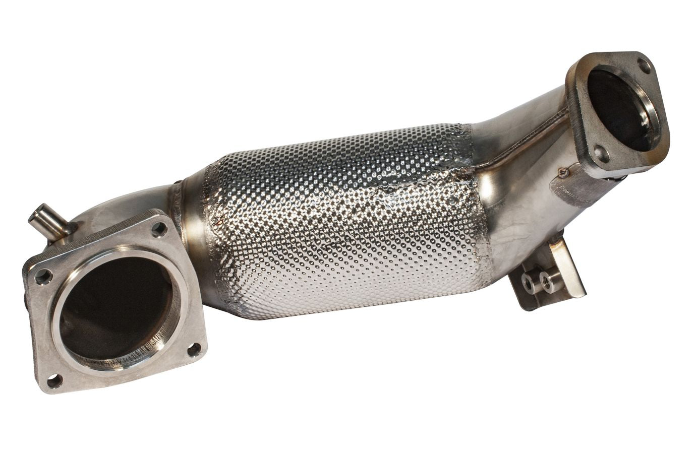 Friedrich Motorsport 89>>>70mm Downpipe mit 300 Zellen HJS Sport-Kat. für Hyundai i30 PDE (Bj. 11/2017-08/2018)