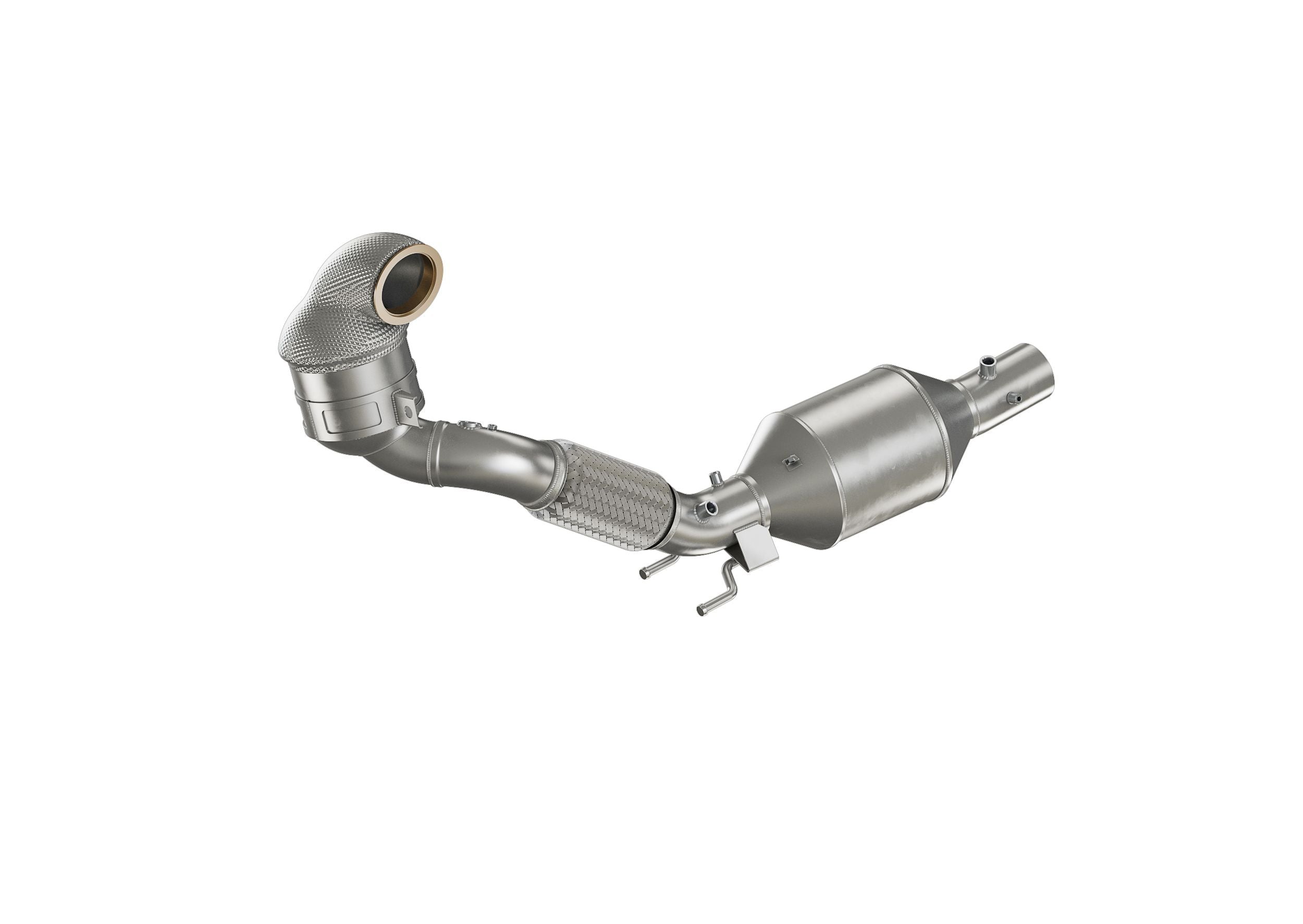 Friedrich Motorsport 89>>>76mm Downpipe mit 200 Zellen HJS Sport-Kat. für & OPF (Bj. 01/2019-07/2020)