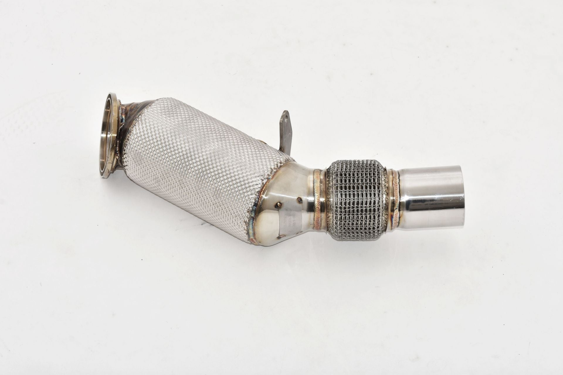 Friedrich Motorsport 90>>>76mm Downpipe mit 200 Zellen Sport-Kat. für BMW 1er F20/F21 (Bj. 08/2016-07/2018)