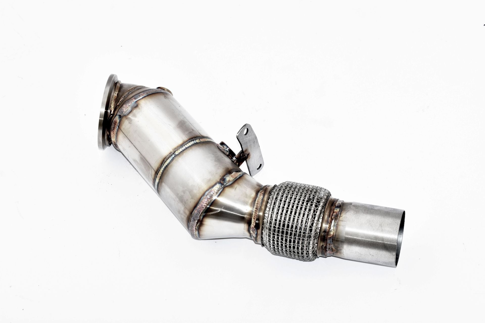 Friedrich Motorsport 90>>>76mm Downpipe mit 200 Zellen Sport-Kat. für BMW 1er F20/F21 (Bj. 08/2016-07/2018)