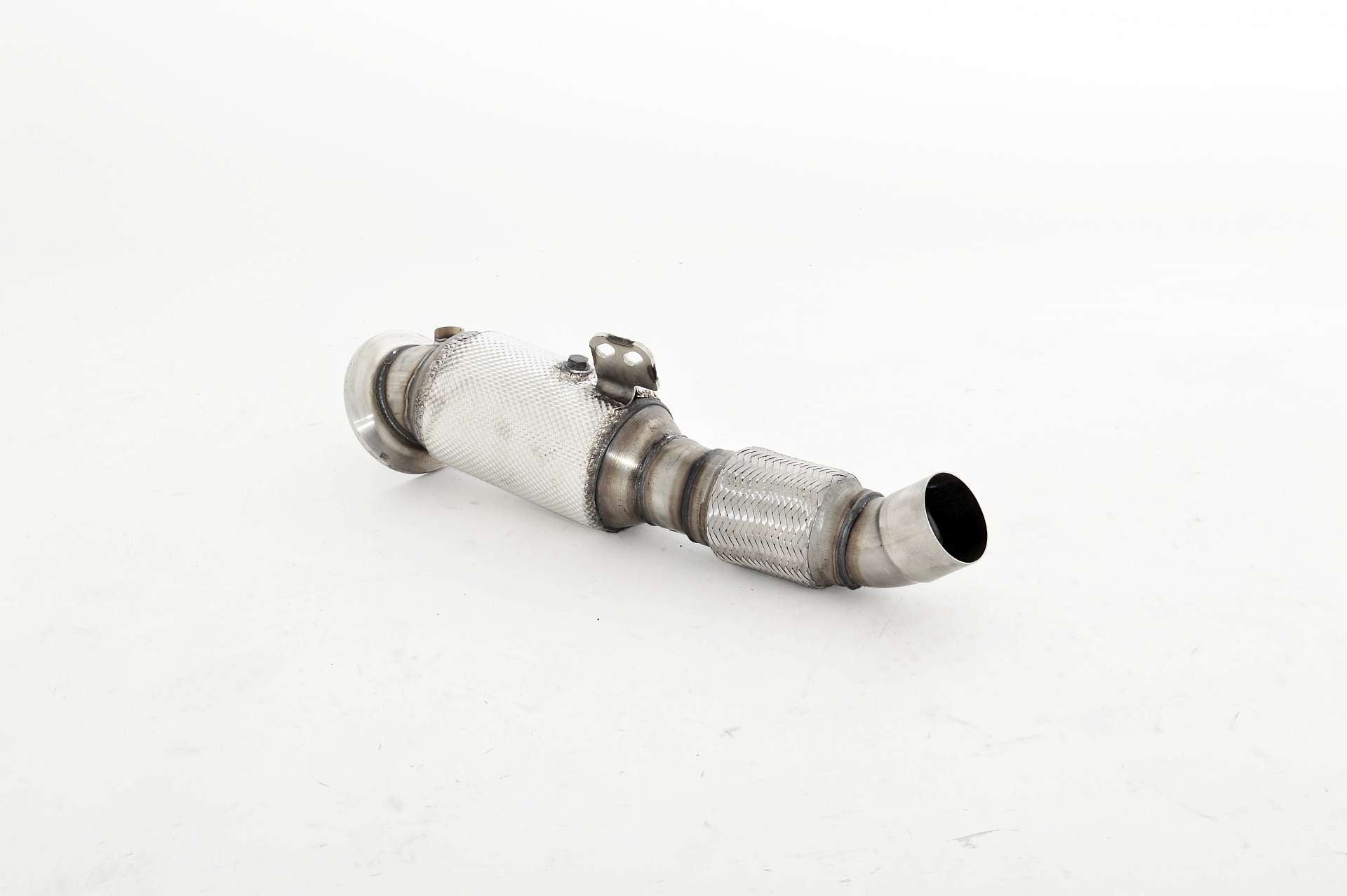 Friedrich Motorsport 90mm Downpipe mit 300 Zellen HJS Sport-Kat. für ersetzt den Hauptkat. / Euro 6 tauglich (Bj. 07/2016-07/2018)