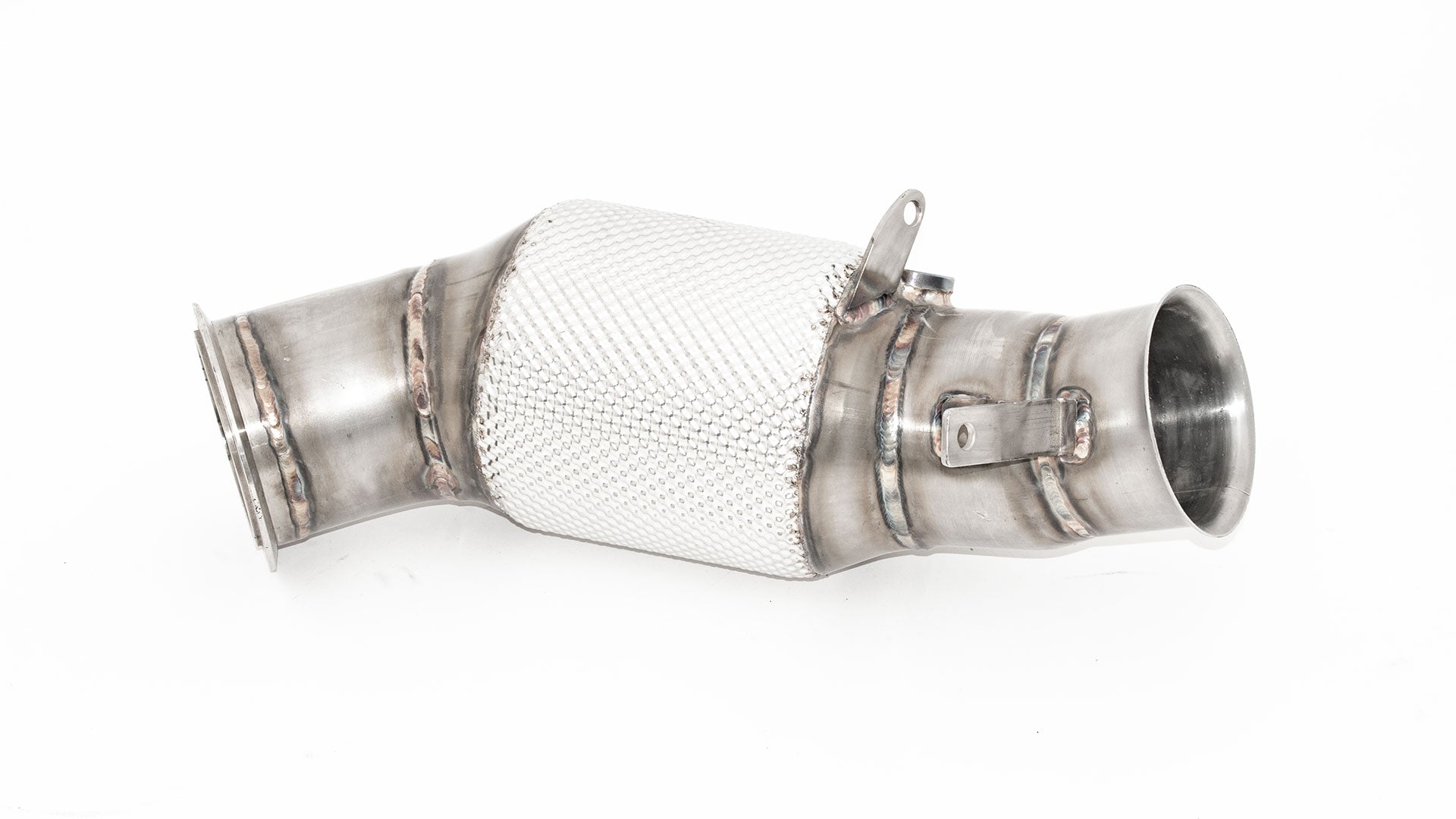 Friedrich Motorsport 90mm Downpipe mit 200 Zellen Sport-Kat. für ersetzt den Hauptkat. / Euro 5 tauglich (Bj. 09/2012-07/2013)