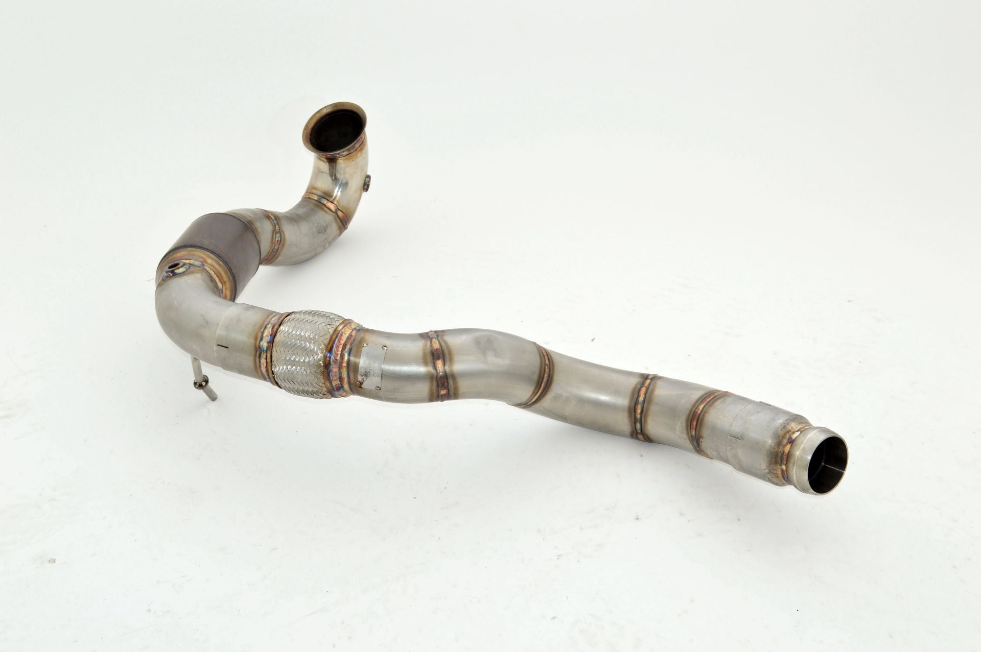 Friedrich Motorsport 90mm Downpipe mit 200 Zellen Sport-Kat. für Mercedes W176 A-Klasse (ab Bj. 06/2013)