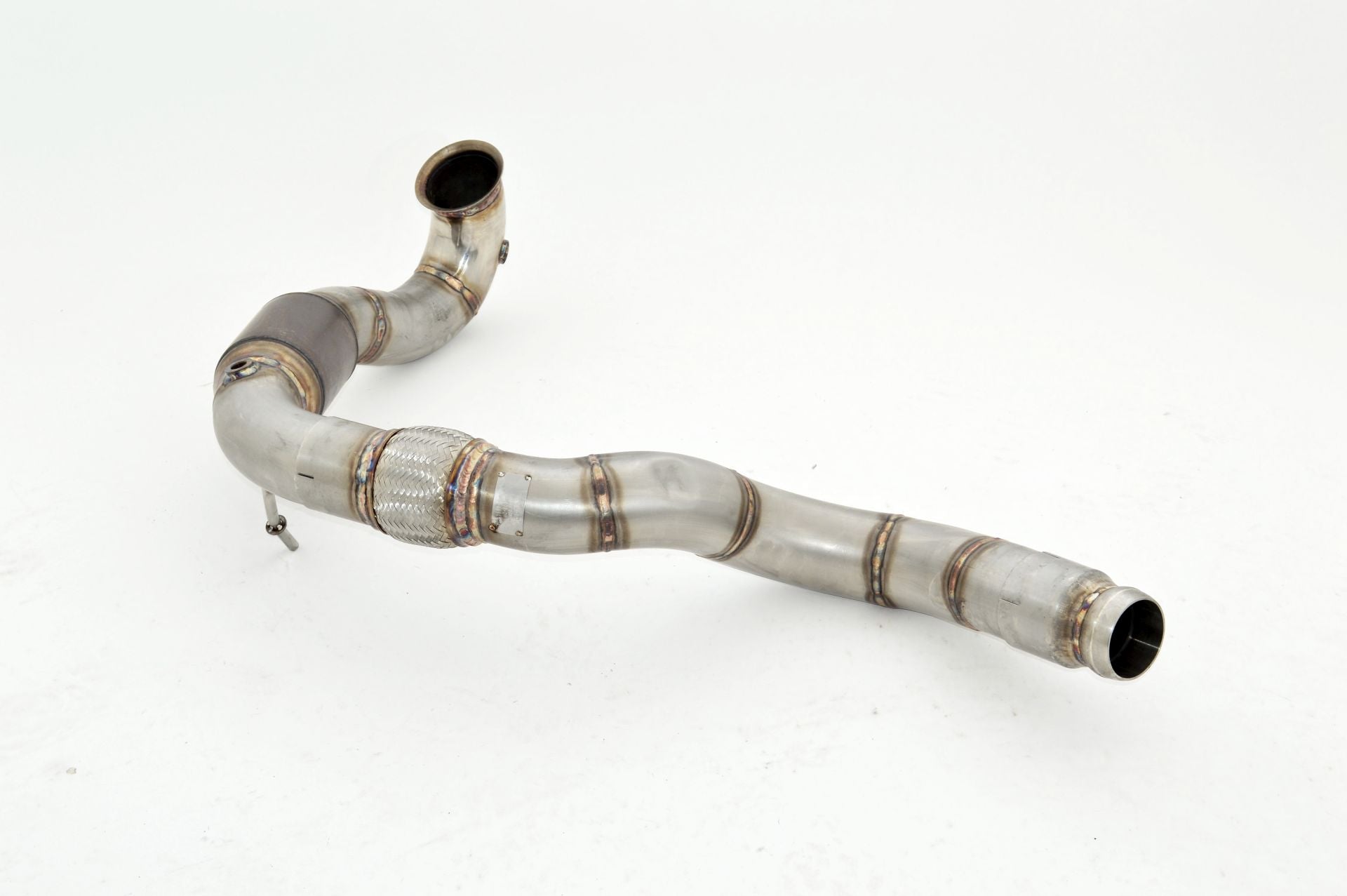 Friedrich Motorsport 90mm Downpipe mit 200 Zellen Sport-Kat. für Mercedes W176 A-Klasse (ab Bj. 06/2013)