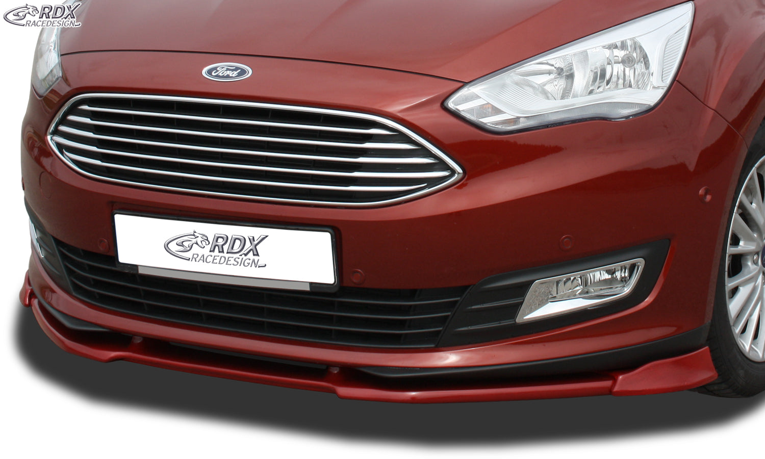 RDX Frontspoilerlippe VARIO-X für FORD C-MAX Typ DXA Facelift 2015+ / Grand C-MAX Typ DXA Facelift 2015+ Frontlippe Front Ansatz Vorne Spoilerlippe