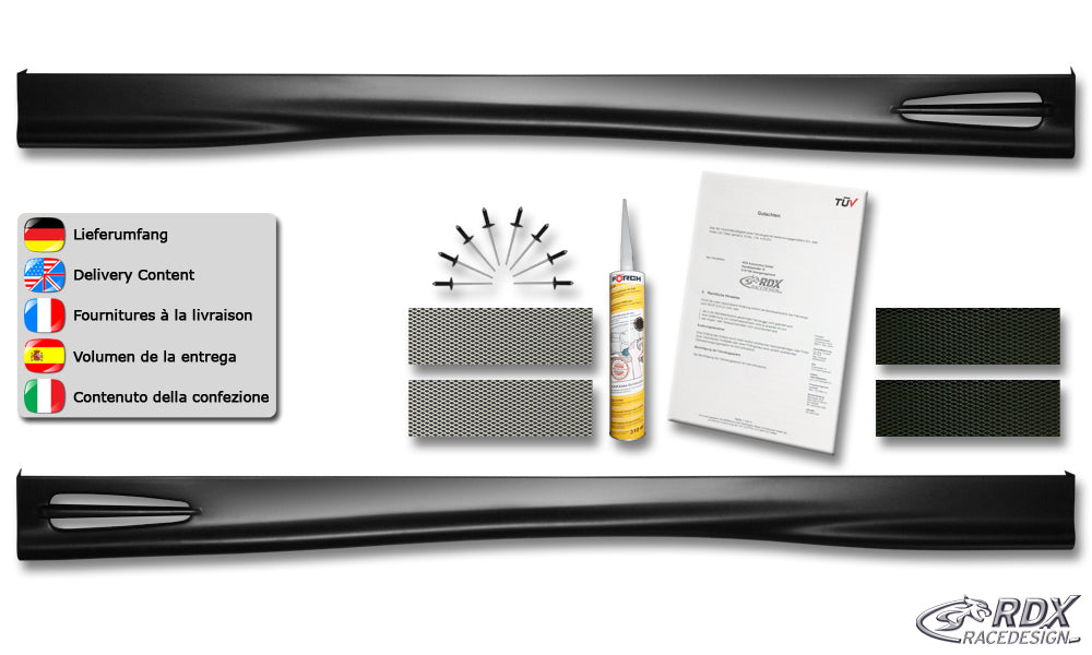 RDX Seitenschweller für MAZDA 2 (DY) 2003-2007 "GT4"