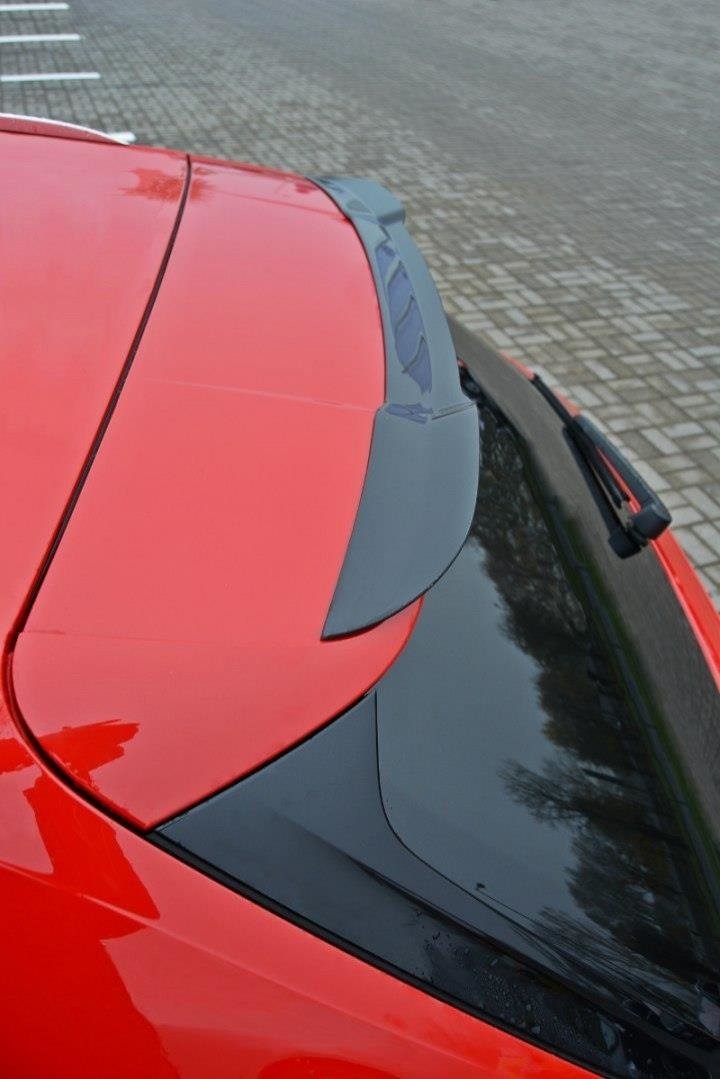 Maxton Design Spoiler CAP V.1 passend für Audi S4 / A4 S-Line Avant B9 schwarz Hochglanz