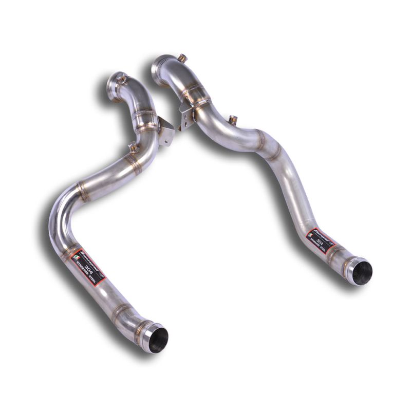 Supersprint Downpipe Rechts + Links - (Für Katalysator Ersatz) - In Vorbereitung für Mercedes AMG MERCEDES W205 C AMG (2015)