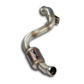 Supersprint Downpipe Links + Sport Metallkatalysator - (Ersetzen pre-Katalysator) für Mercedes AMG MERCEDES W205 C AMG (2015)