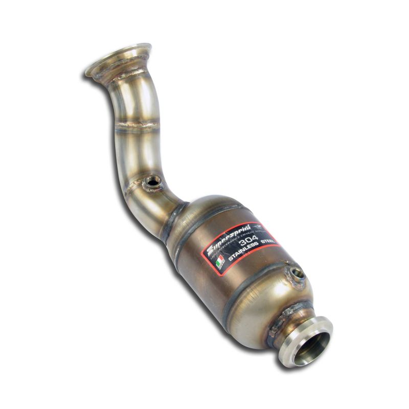 Supersprint Downpipe Links + Sport Metallkatalysator für Mercedes W205 MERCEDES A205 C (Cabrio) (2015–2019)