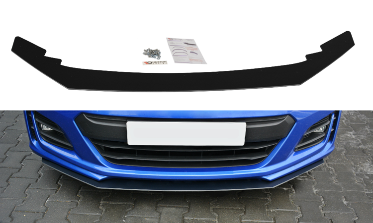 Maxton Design Racing Street+ Spoilerlippe Front Ansatz V.2 passend für Subaru BRZ Mk1 Facelift