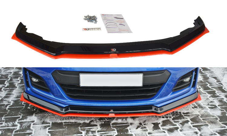 Maxton Design Front Ansatz V.5 für SUBARU BRZ FACELIFT schwarz matt