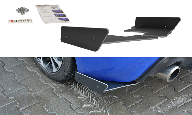 Maxton Design Racing Heck Ansatz Flaps Diffusor passend für L + R Subaru BRZ Mk1 / Mk1 Facelift