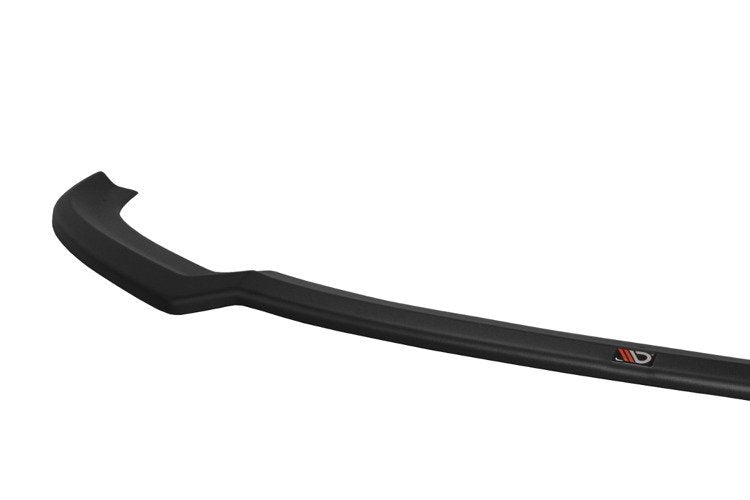 Maxton Design Street+ Spoilerlippe Front Ansatz V.2 passend für Audi S3 / A3 S-Line 8V FL Limousine schwarz Hochglanz