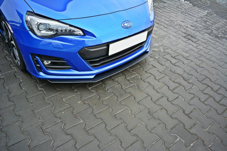 Maxton Design Racing Street+ Spoilerlippe Front Ansatz V.2 passend für Subaru BRZ Mk1 Facelift