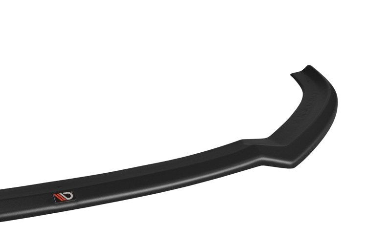 Maxton Design Street+ Spoilerlippe Front Ansatz V.2 passend für Audi S3 / A3 S-Line 8V FL Limousine schwarz Hochglanz