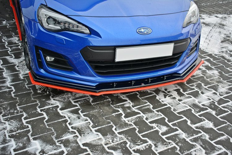 Maxton Design Street+ Spoilerlippe Front Ansatz V.4 passend für Subaru BRZ Mk1 Facelift