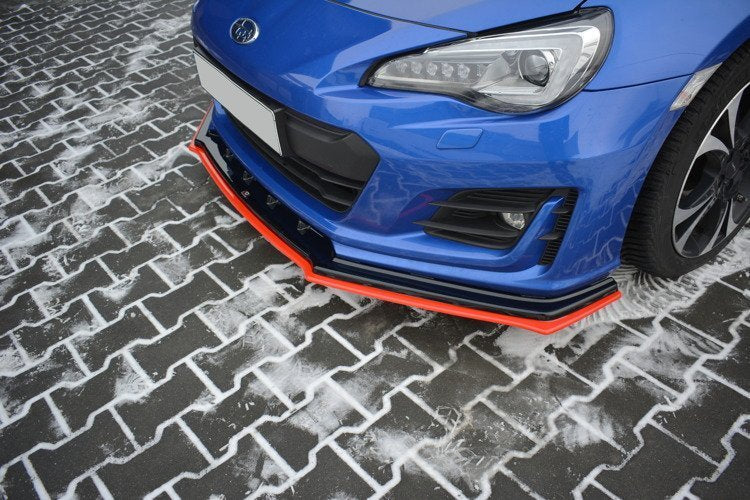 Maxton Design Street+ Spoilerlippe Front Ansatz V.4 passend für Subaru BRZ Mk1 Facelift