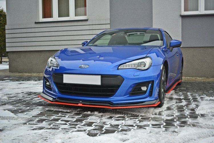 Maxton Design Front Ansatz V.5 für SUBARU BRZ FACELIFT schwarz matt
