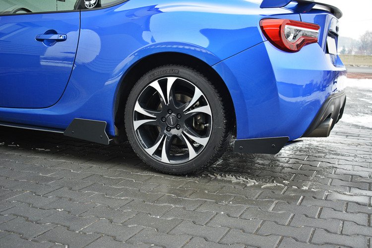 Maxton Design Racing Heck Ansatz Flaps Diffusor passend für L + R Subaru BRZ Mk1 / Mk1 Facelift