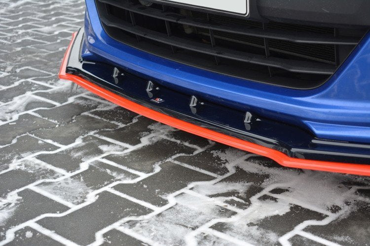 Maxton Design Street+ Spoilerlippe Front Ansatz V.4 passend für Subaru BRZ Mk1 Facelift