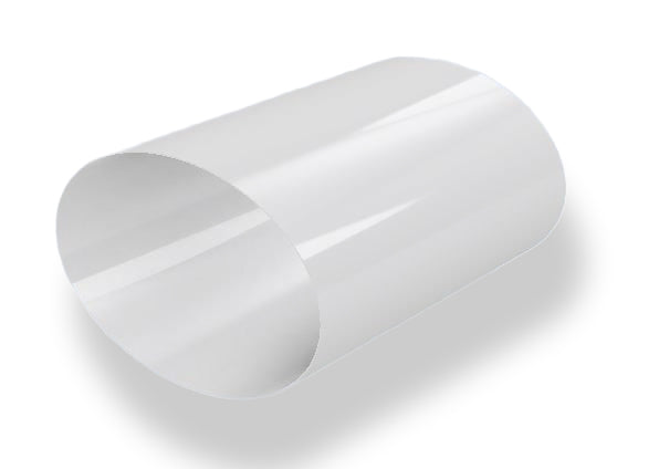 Fox Dämpfermantel Abwicklung 754 (278x192mm) - Länge: 500 mm Edelstahl - 3D-Blech