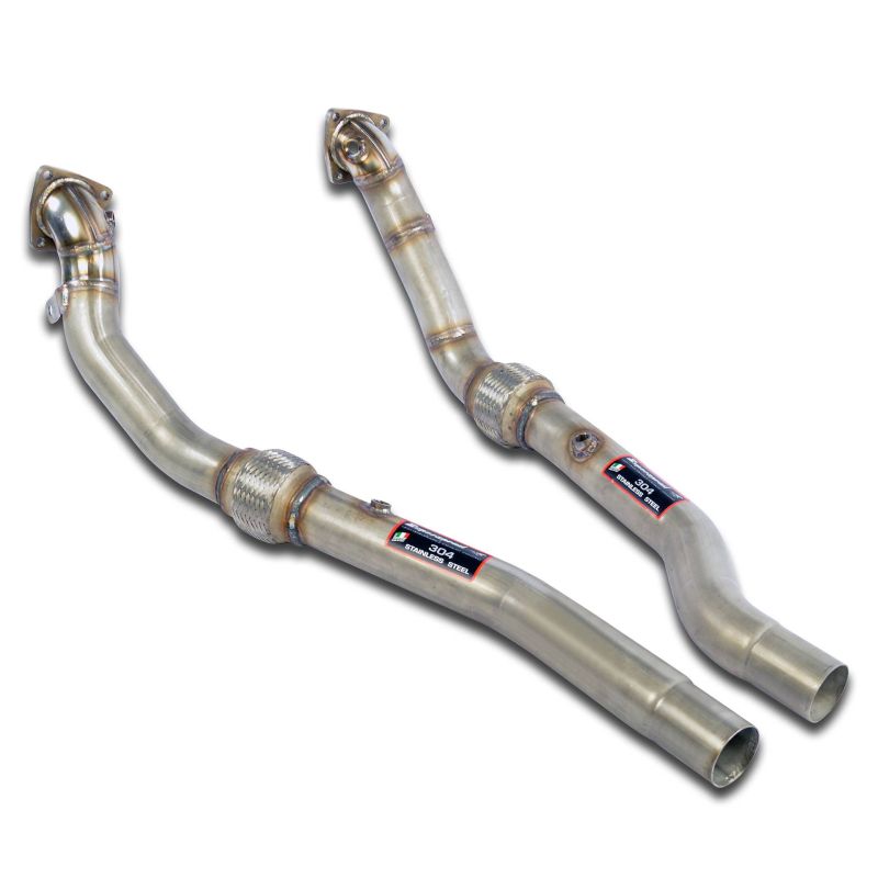 Supersprint Downpipe Rechts + Links(Für Katalysator Ersatz) für Audi  S / RS AUDI RS6 C5 Typ 4B '02 -> '04 (2002–2004)
