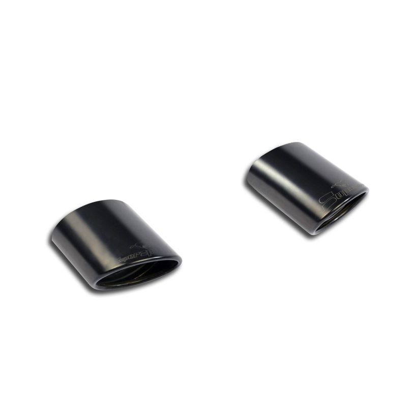 Supersprint Endrohrsatz Rechts + Links 145x95 -Black- für Audi  S / RS AUDI RS3 8V SEDAN 2017 -> (2015–2017)