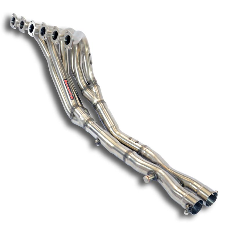 Supersprint Fächerkrümmer + -X-Pipe-  - (Left Hand Drive) - Edelstahl für Serien Katalysator für Alpina BMW Alpina Roadster