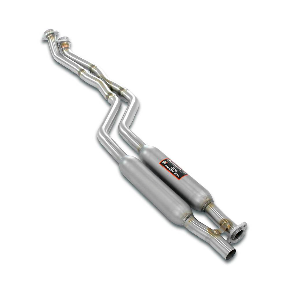 Supersprint Vorschalldämpfer + Vorderrohr Rechts + Links X-Pipe für Alpina BMW ALPINA Serie 3