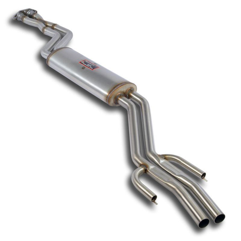 Supersprint Mittelschalldämpfer + -X-Pipe- Edelstahl AISI 409 für BMW M3 BMW E30 M3 | ABE - eintragungsfrei