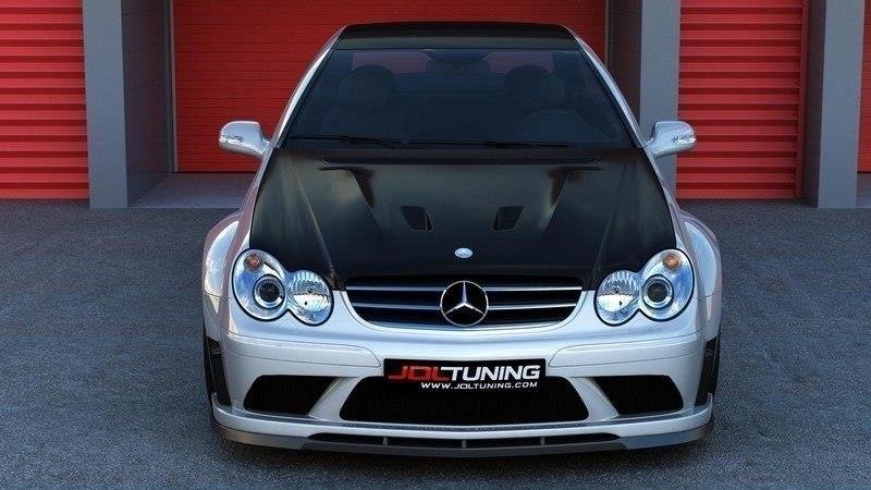 Maxton Design Motorhaube MERCEDES CLK W209 für Mercedes-Benz CLK W209