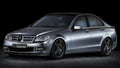 Maxton Design Street+ Spoilerlippe Front Ansatz passend für Mercedes-Benz C Limousine / Kombi W204 / S204 schwarz Hochglanz