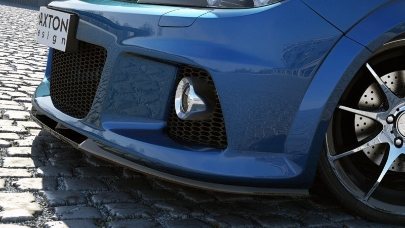 Maxton Design Street+ Spoilerlippe Front Ansatz passend für OPEL ASTRA H OPC / VXR Nurburg schwarz Hochglanz