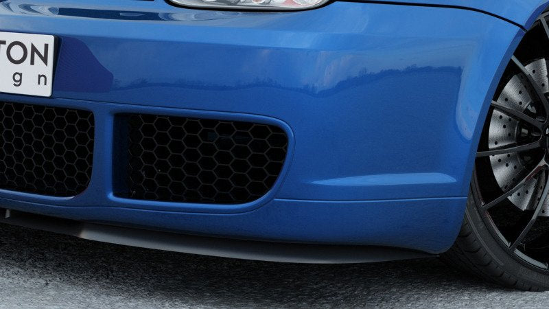Maxton Design Street+ Spoilerlippe Front Ansatz passend für (Cupra Look) VW Golf IV R32 schwarz Hochglanz
