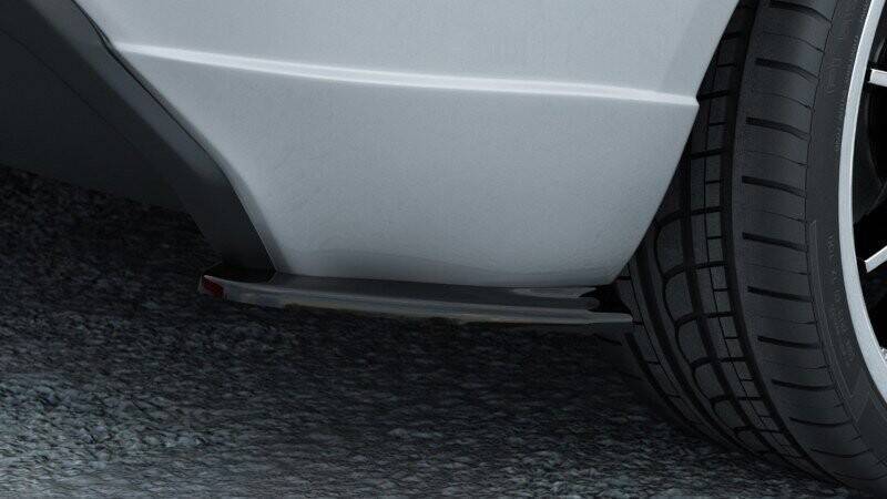 Maxton Design Heck Ansatz Flaps Diffusor passend für FORD FIESTA MK7 ST / STLINE / ZETEC S schwarz Hochglanz