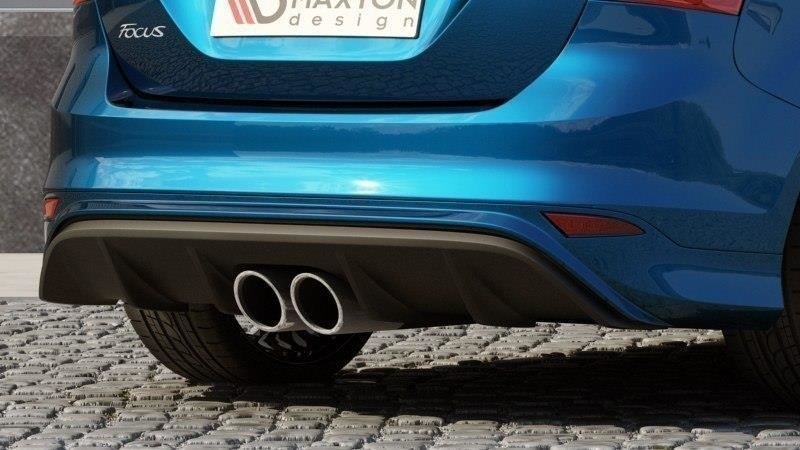 Maxton Design Diffusor Heck Ansatz für Ford Focus ST Mk3 (RS Look)
