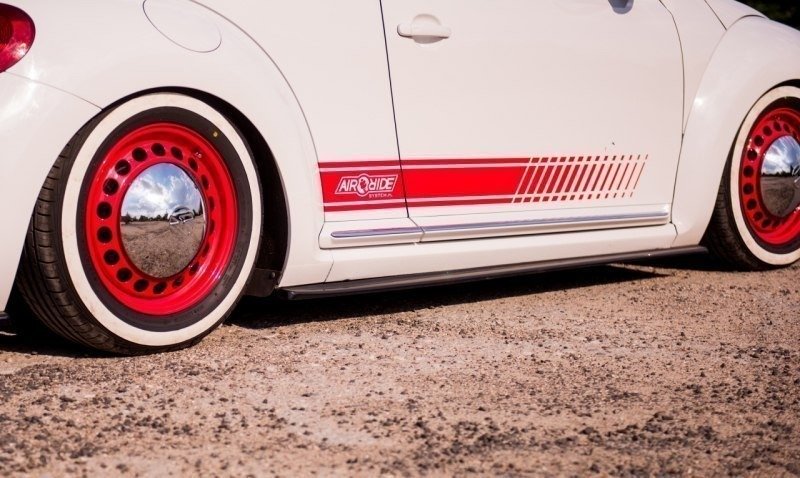Maxton Design Street+ Seitenschweller Leisten passend für VW BEETLE schwarz Hochglanz