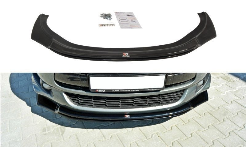 Maxton Design Street+ Spoilerlippe Front Ansatz V.3 passend für Citroen DS5 schwarz Hochglanz
