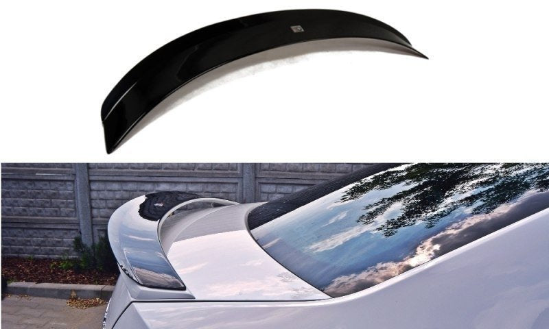 Maxton Design Spoiler CAP passend für Skoda Octavia RS Mk3 / Mk3 FL Hatchback schwarz Hochglanz