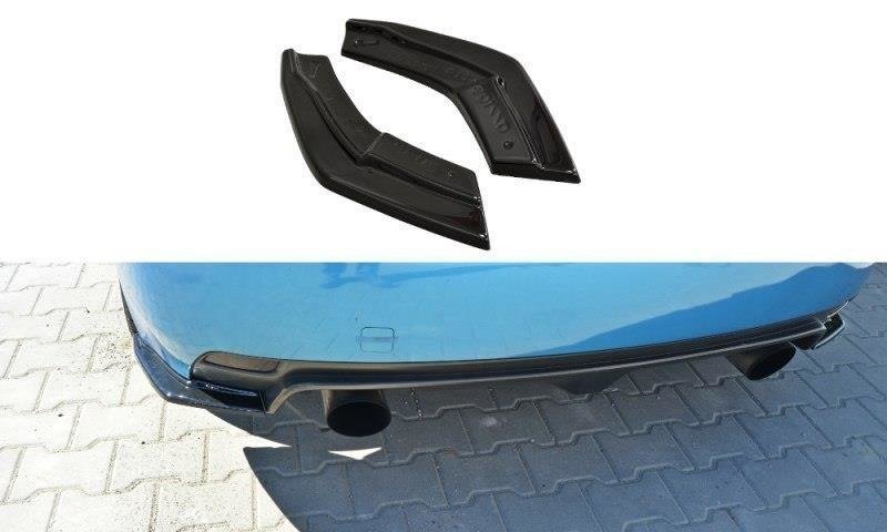 Maxton Design Heck Ansatz Flaps Diffusor passend für Subaru Impreza WRX STI schwarz Hochglanz