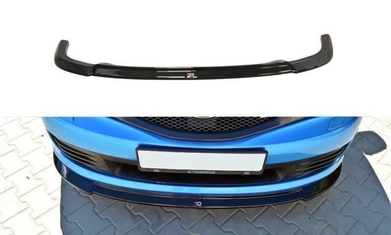Maxton Design Street+ Spoilerlippe Front Ansatz V.2 passend für Subaru Impreza WRX STI Mk3 schwarz Hochglanz