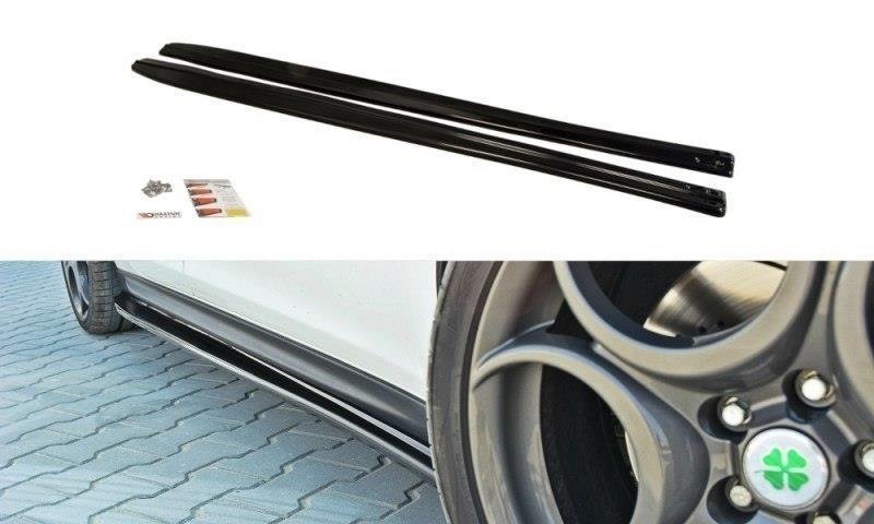 Maxton Design Seitenschweller V.1 Alfa Romeo Giulietta schwarz Hochglanz für Alfa Romeo Giulietta Standard