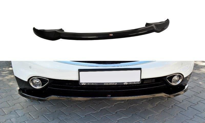 Maxton Design Street+ Spoilerlippe Front Ansatz passend für Mercedes-AMG CLE 53 Aero C236 schwarz Hochglanz