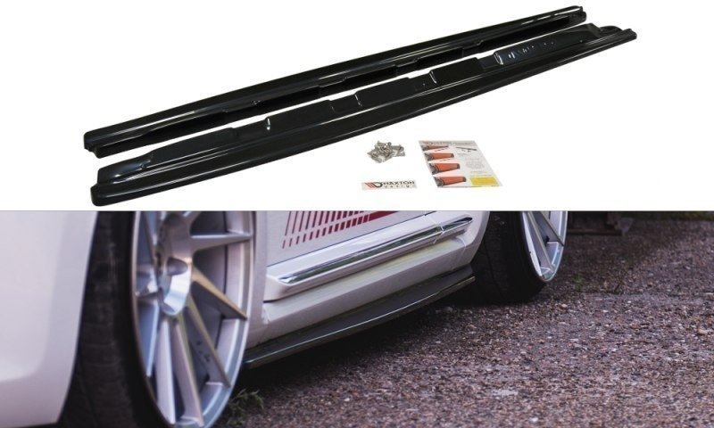 Maxton Design Street+ Seitenschweller Leisten passend für VW BEETLE schwarz Hochglanz