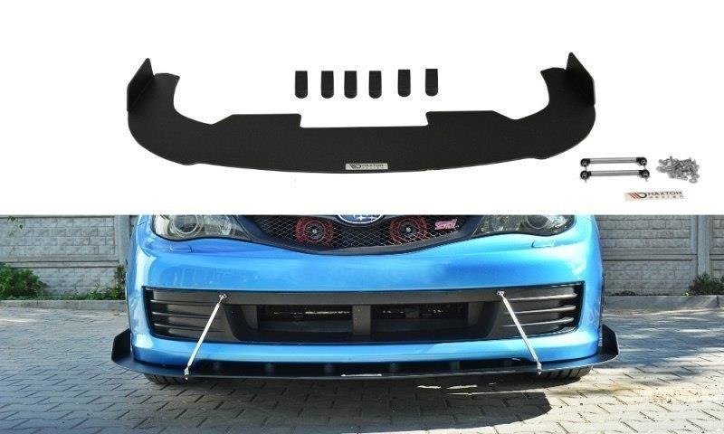 Maxton Design Racing Street+ Spoilerlippe Front Ansatz passend für Subaru Impreza WRX STI Mk3