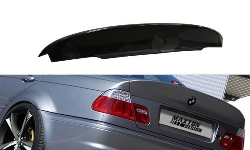 Maxton Design Heckspoiler / KOFFERRAUMDECKEL Erweiterung BMW 3er E46 - 4 TÜRER LIMOUSINE für BMW 3er E46