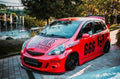Maxton Design Spoiler CAP passend für HONDA JAZZ MK1 schwarz Hochglanz
